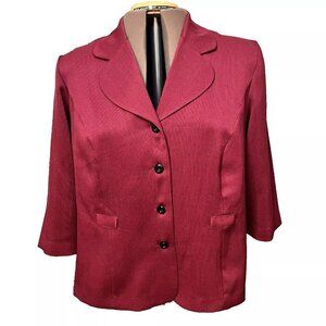 Sweet Suit. Size 20WP. Purple. Unlined. Poly. 3/4 Sleeve. B51